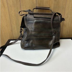 Frye Charlie Multi Handle Leather Tote Bag Purse